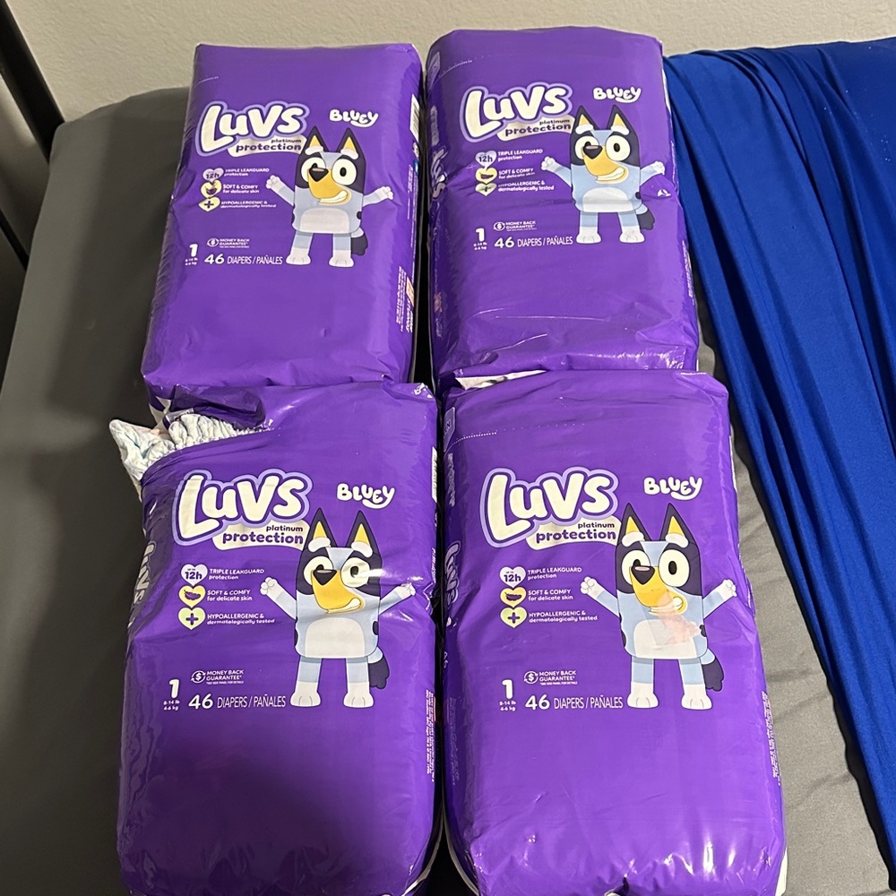 Luvs Kids Diapers - Purple